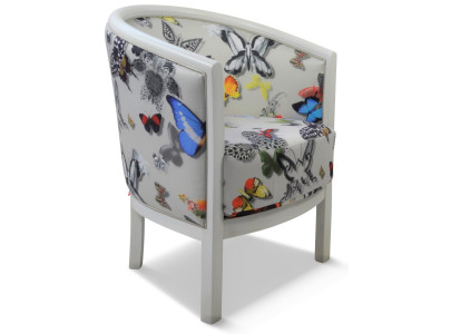 Fauteuil de salon - Julien - Tissu Christian Lacroix