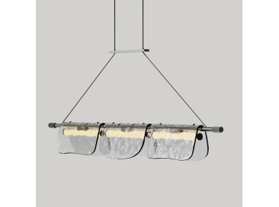 LIDA 3 suspension verre — îlot lumineux | Déco Éléments