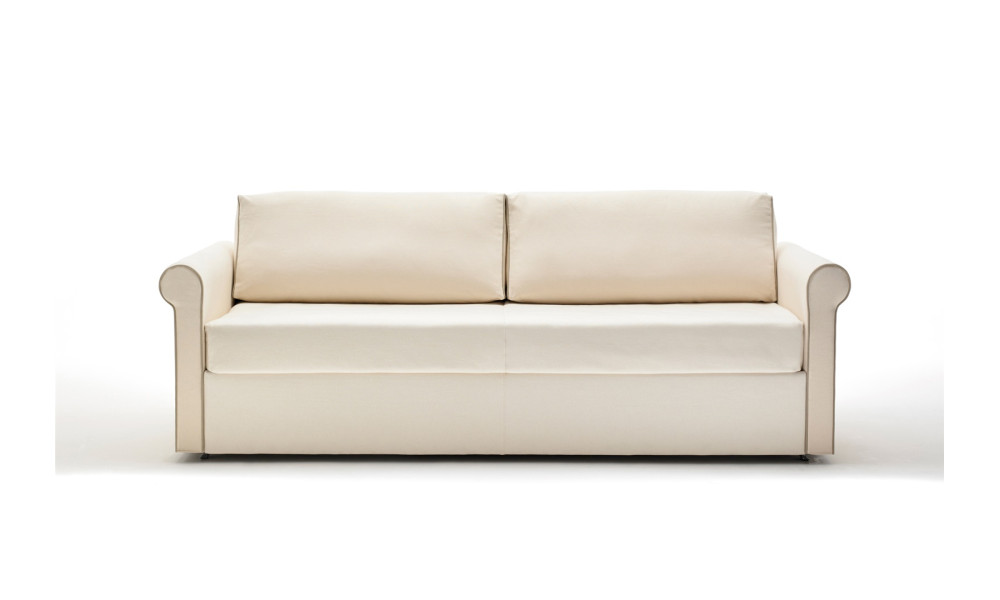 BK 160 Sofa BK Italia — canapé convertible gigogne fermé vue de face — gain de place Paris