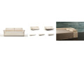 BK 160 Sofa triptych - closed sofa, Panama mechanism, open bed ambiance