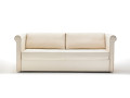 Canapé convertible BK 161 Sofa BK Italia - vue de face tissu écru