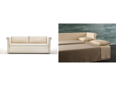 BK 161 Sofa diptyque - fermé et gigogne ouvert