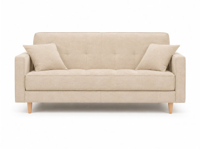 Canape convertible Eiffel - tissu Planeta Beige