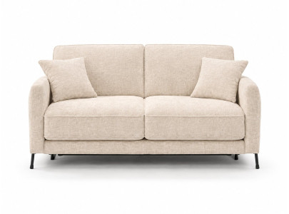 Canape convertible Cannes exosquelette - tissu Planeta Beige