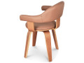 Chaise pivotante beige Suédoise - Bois Hêtre