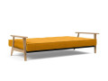 Canapé scandinave convertible Frej avec accoudoirs - Splitback - Chêne