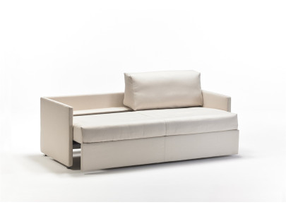 Canapé convertible gigogne BK 115, un seul couchage déplié