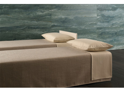 Banquette lit gigogne BK 154 ouverte, deux couchages réunis