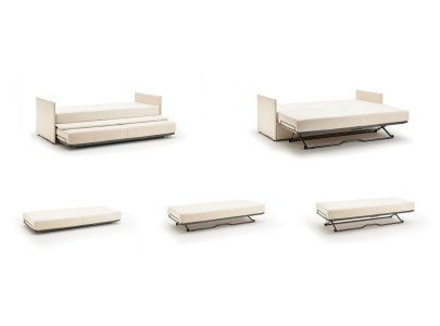 Banquette lit gigogne BK 154, séquence d'ouverture