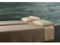 Banquette lit gigogne BK 164 ouverte, deux couchages réunis