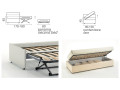 Banquette lit gigogne BK 164, lit gigogne ou coffre de rangement