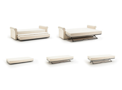 Banquette lit gigogne BK 164, séquence d'ouverture