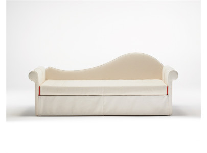 Canapé lit gigogne design BK 125, variante d'accoudoirs et de coussins n° 3