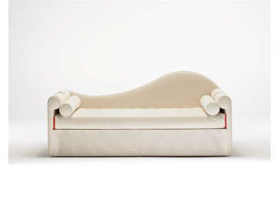 Canapé lit gigogne design BK 125, variante d'accoudoirs et de coussins n° 7