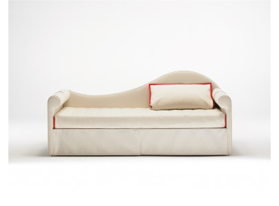 Canapé lit gigogne design BK 125, variante d'accoudoirs et de coussins n° 8