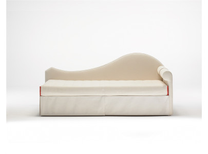Canapé lit gigogne design BK 125, variante d'accoudoirs et de coussins n° 9