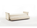 Banquette lit gigogne BK 164, lit gigogne à moitié sorti