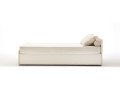 Banquette lit gigogne BK 154, composition D vue de face