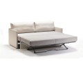 Canapé convertible gigogne BK 115 ouvert en lit double, lit gigogne relevé