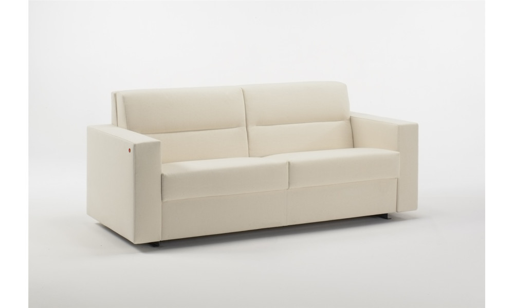 Canapé convertible BK 101 fermé, vue de trois quarts