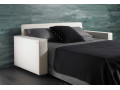 Canapé convertible BK 101 ouvert, couchage sur sommier à lattes