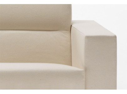 Canapé convertible BK 101, détail de l'accoudoir et de l'assise