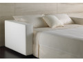 Canapé convertible BK 103 ouvert, couchage sur sommier à lattes