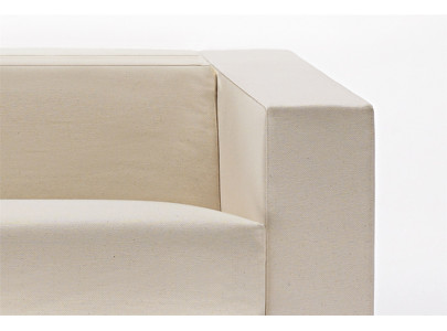 Canapé convertible BK 103, détail de l'accoudoir et de l'assise