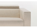 Canapé convertible BK 103 dossier inclinable, détail de la têtière et de l'accoudoir