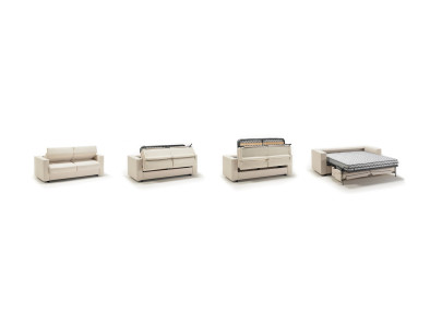 Canapé convertible BK 103 dossier inclinable, séquence d'ouverture