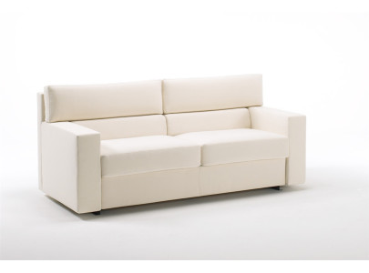 Canapé convertible BK 104 fermé, vue de trois quarts
