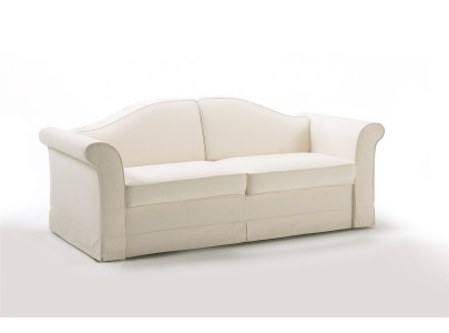 Canapé convertible BK 105 fermé, vue de trois quarts