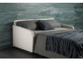 Canapé convertible BK 108 ouvert, couchage sur sommier à lattes