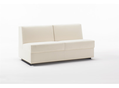 Canapé convertible BK 117 fermé, vue de trois quarts
