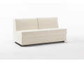 Canapé convertible BK 117 fermé, vue de trois quarts