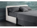 Canapé convertible BK 117 ouvert, couchage sur sommier à lattes