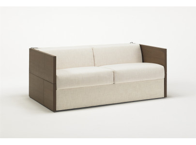 Canapé convertible BK 119 B fermé, vue de trois quarts