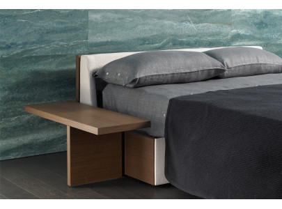 Canapé convertible BK 119 B ouvert, flanc ouvert en tablette
