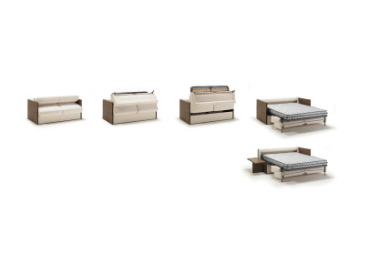 Canapé convertible BK 119 B, séquence d'ouverture