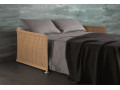 Canapé convertible BK 123 Cesta ouvert, couchage sur sommier à lattes