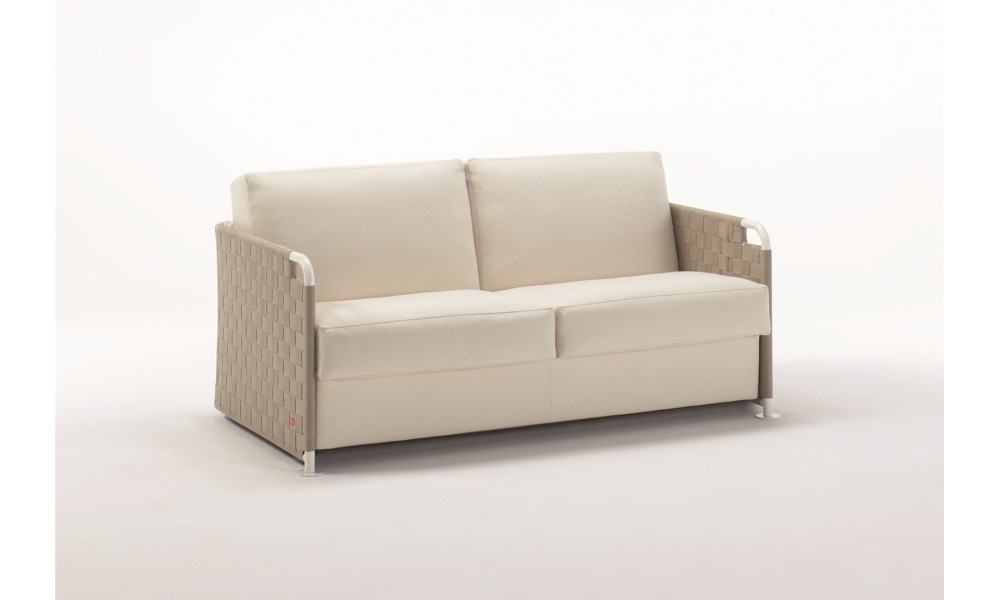 Canapé convertible BK 123 Nastro fermé, vue de trois quarts
