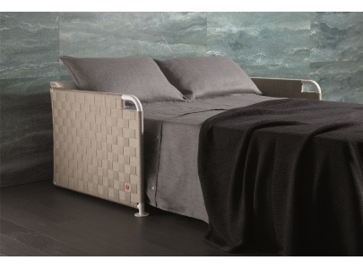 Canapé convertible BK 123 Nastro ouvert, couchage sur sommier à lattes