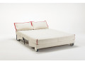 Canapé convertible BK 128 ouvert, oreillers en option