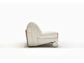 BK 128 en version fauteuil-lit, de profil