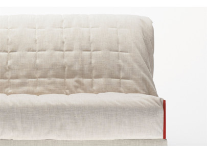 Canapé convertible BK 128, détail du couvre-lit matelassé