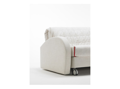 Canapé convertible BK 129 Vintage fermé, de face 2